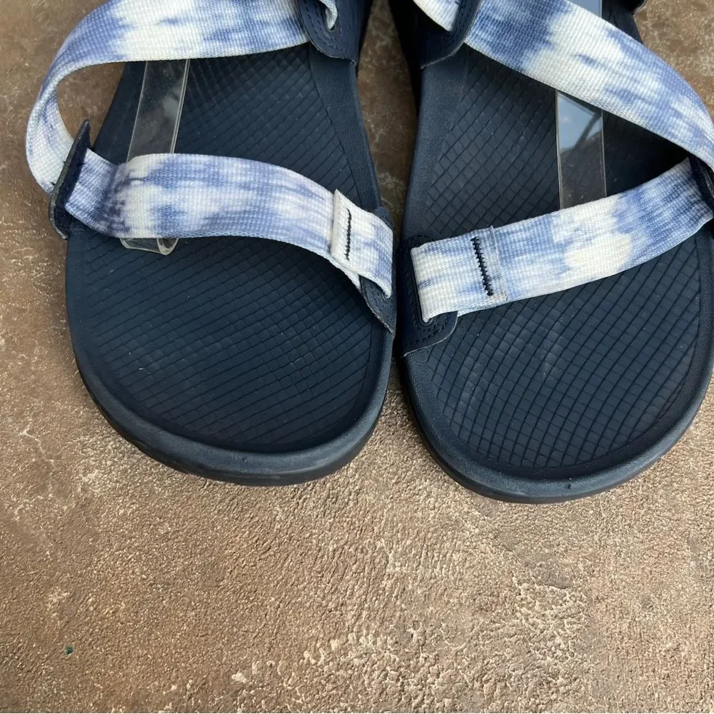 Chaco Men’s Sandal Low Down Blue White Sz 11